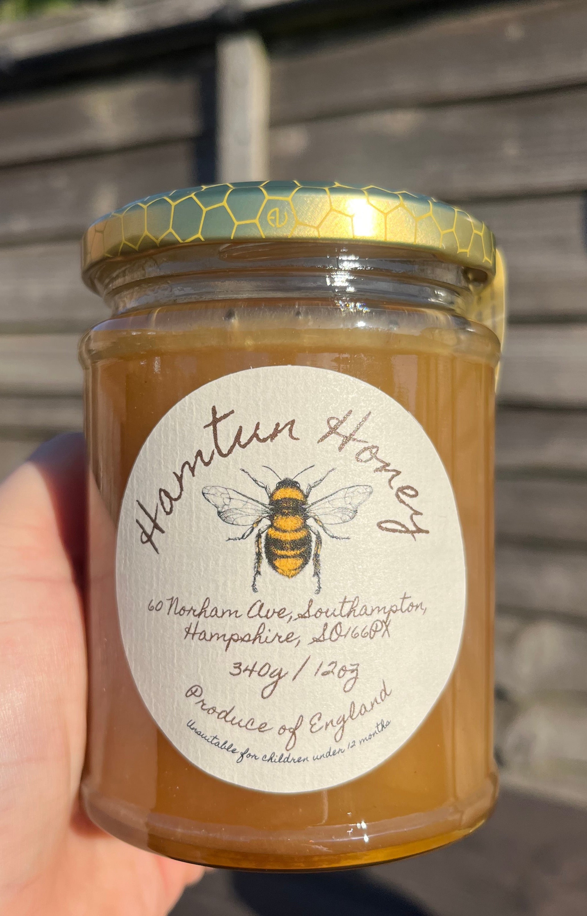 12oz Jar of Honey - Heather