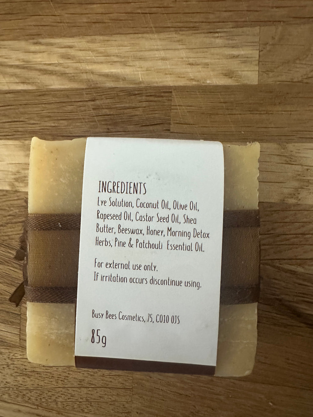 Honey Soap - Pine & Patchouli