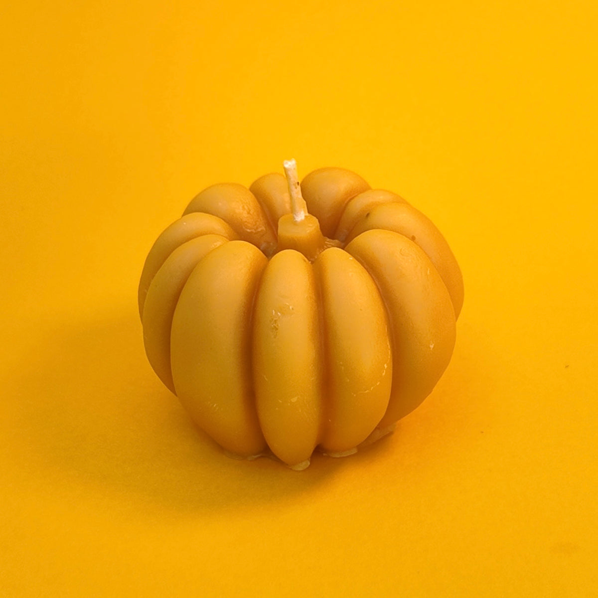 Pumpkin candle