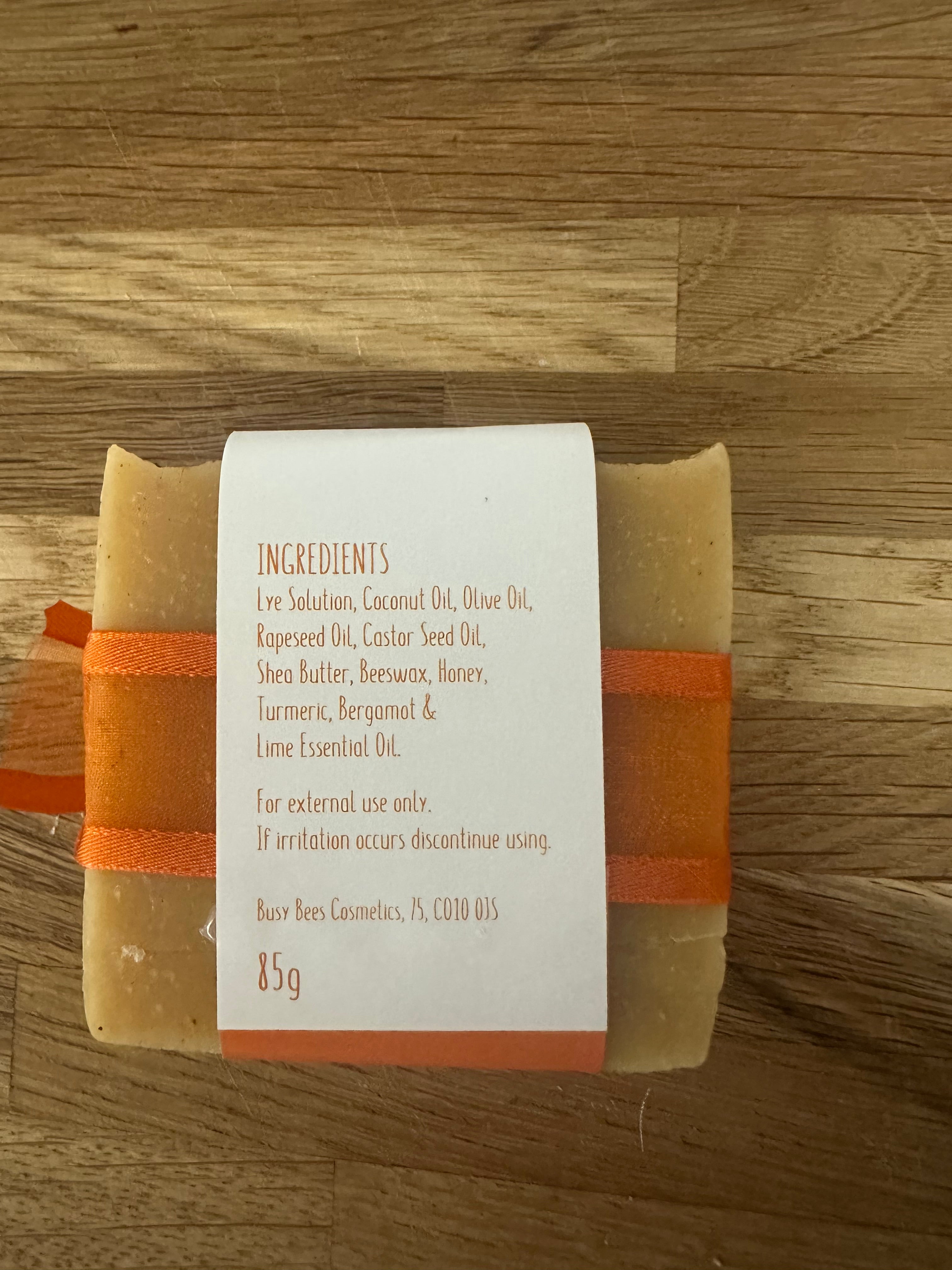 Honey Soap - Bergamot & Lime