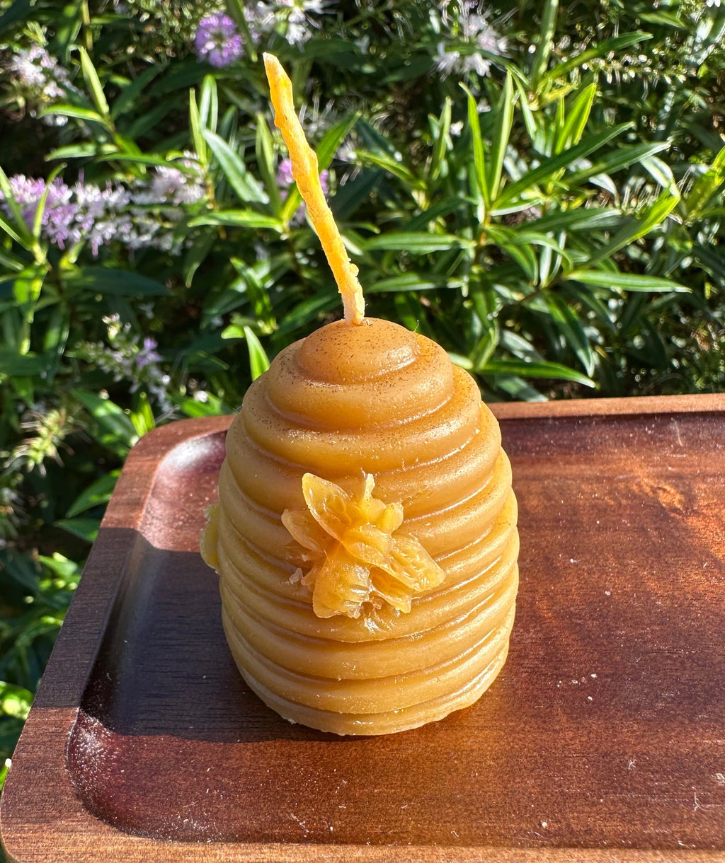Beehive candle
